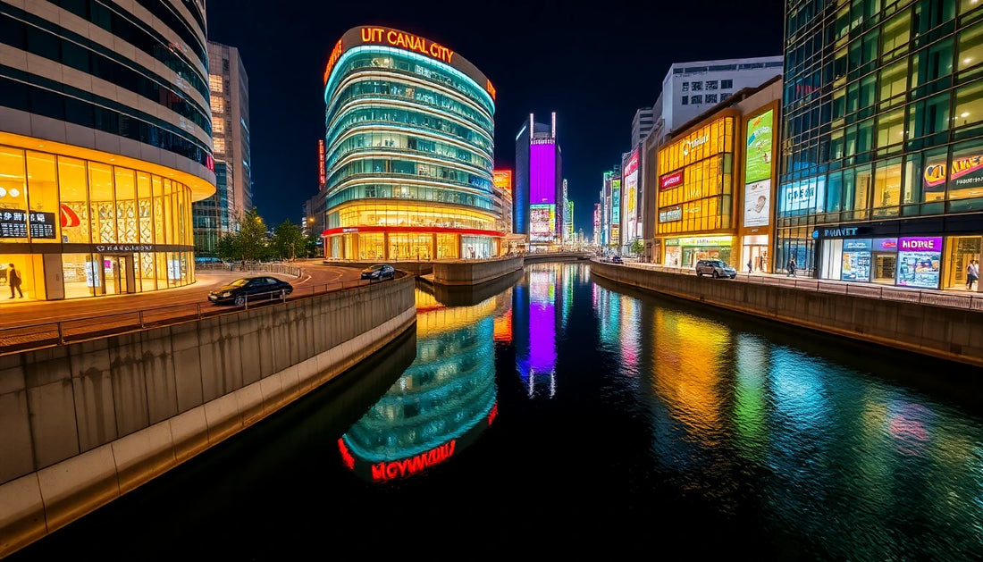 Fukuoka Canal City Hakata de nuit